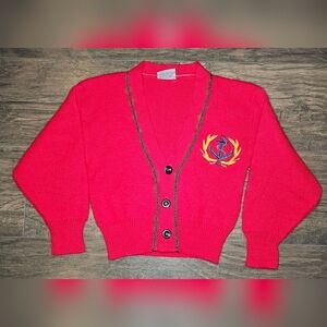 1980's Vintage Sergio Valente Cardigan Sweater Size 4